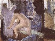 Edgar Degas Out off bath oil painting picture wholesale